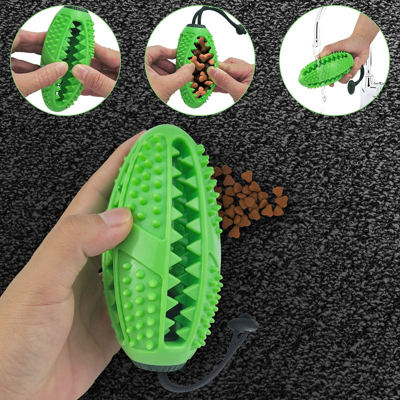 Chew Toy, Dog Chew Toy for Average Chewers, Tough Dog Dental Chew Toy, Indestructible Dog Toy for Small Dogs, Food Grade Puppy Pet Toy (Green) Green - PawsPlanet Australia