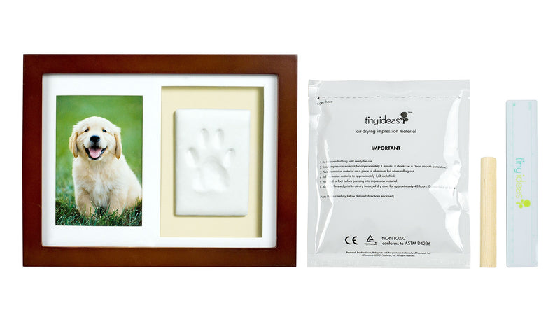 [Australia] - Tiny Ideas Dog or Cat Paw Print Keepsake Wall Frame Kit 