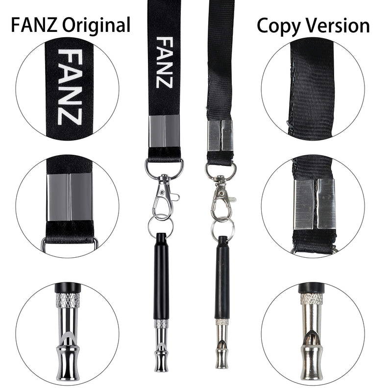 FANZ Ultrasonic Dog Whistle, Adjustable Pitch Silent Dog Whistle for Recall, Stop Barking, Dog Training 1*Original Whistle - PawsPlanet Australia