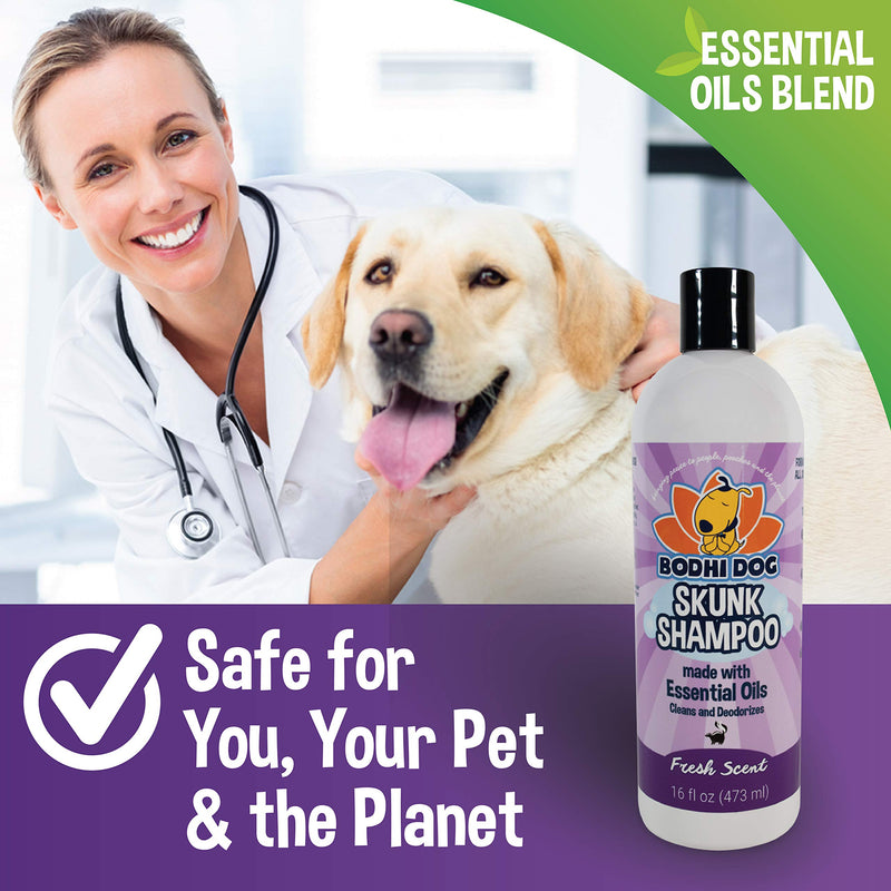 [Australia] - Bodhi Dog Skunk Shampoo | Skunk Smell Odor Remover Cleans & Deodorizes Using Essential Oils for Dogs & Cats | Made in USA | 16oz (473ml) 