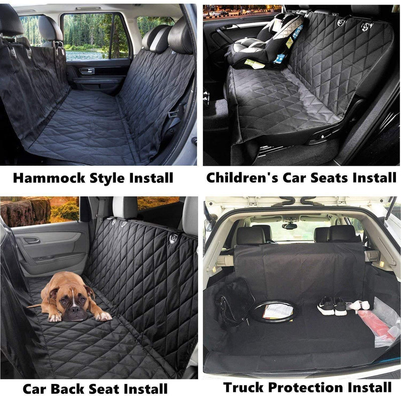 Wimypet X-Large Dog Seat Cover-Heavy Duty & Waterproof, Machine Washable, with A Safety Seat Belt and Carry Bag,Dog Hammock 152 x 147cm - PawsPlanet Australia
