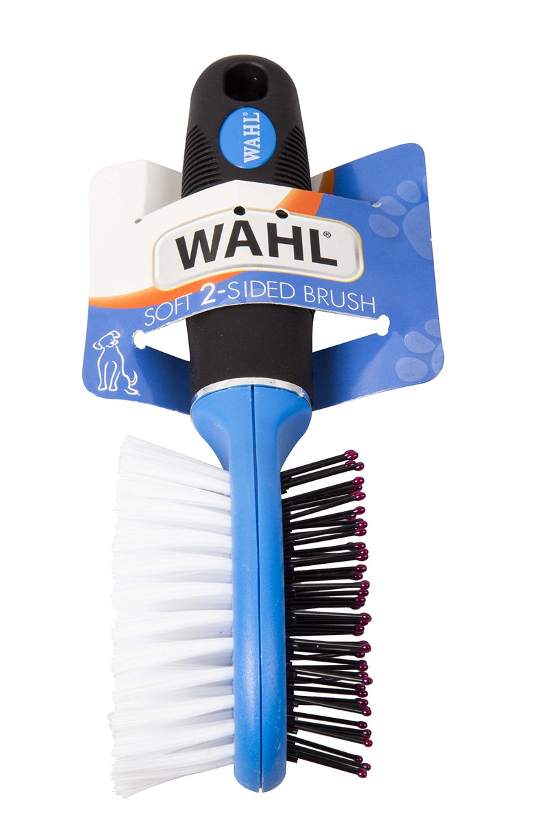 WAHL Pet Grooming Soft Double Sided Brush, 20.5 cm - PawsPlanet Australia