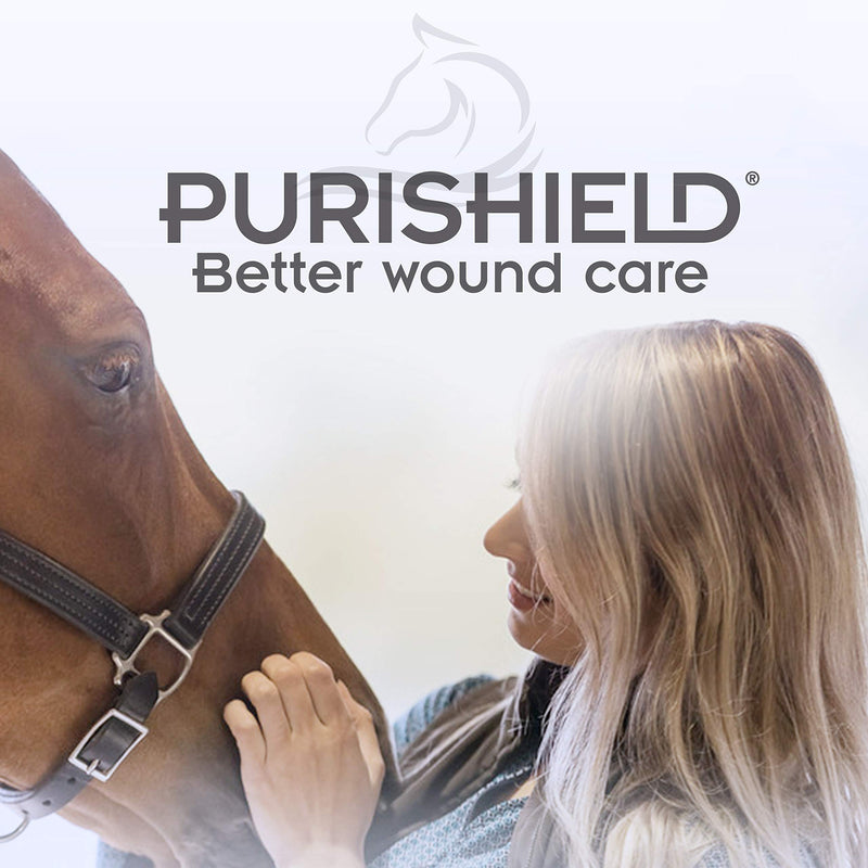 Farnam Purishield Wound & Skin Care Fast Acting Spray, Cleans and Treats Wounds on Horses, Dogs, Cats & Livestock. 12 Ounces - PawsPlanet Australia