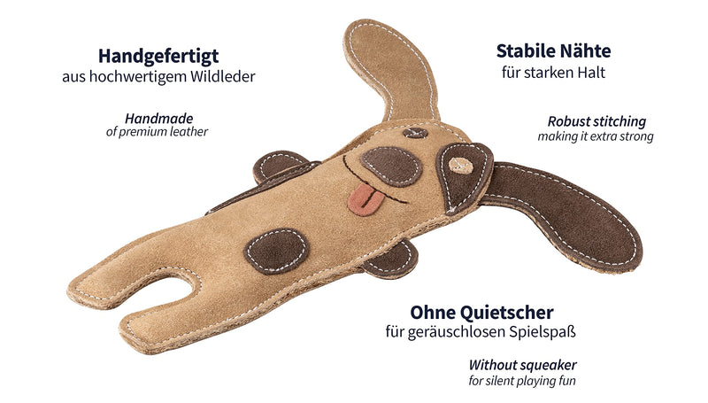 Sniffer friends dog toy - chew toy buddy - dog - toy for dogs made of leather - PawsPlanet Australia