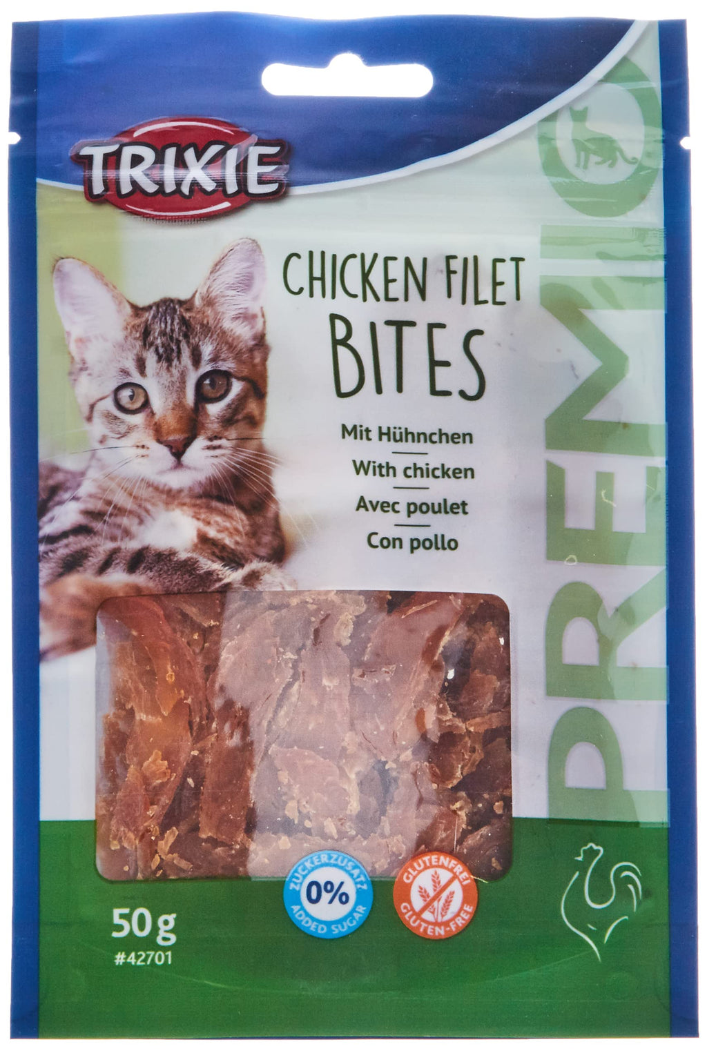 Trixie TX-42701 PREMIO Chicken Fillet Bites 50g - PawsPlanet Australia