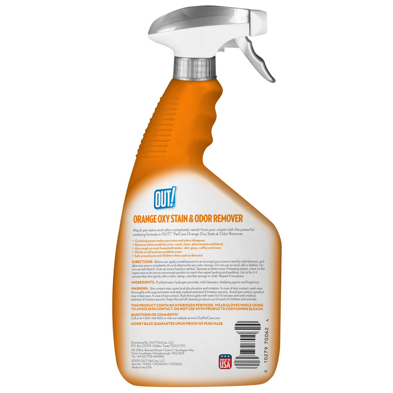 [Australia] - OUT! Orange Oxy Stain and Odor Remover | Pet Stain and Odor Remover | 32 Ounces 
