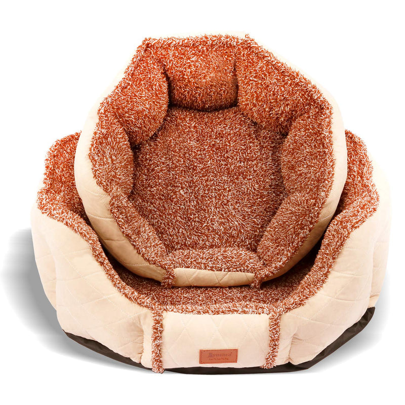 [Australia] - YIHATA Comfortable Dog Bed Pet Bed for Medium and Small Dog Beds Washable Dogbed - S - ETC 