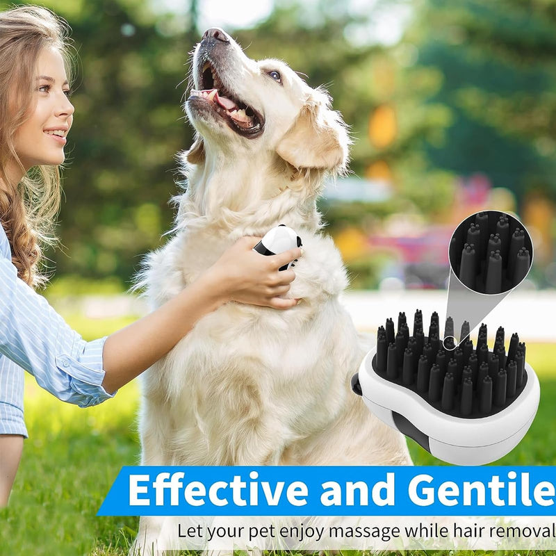 Soft Dog Brush Short Hair Dog Washing Brush Shower Brush Bath Brush Bath Brush Dog Cat Rubber Comb Silicone Puppy Bath Grooming Soft Pet Cleaning Massage (3 Brushes) - PawsPlanet Australia