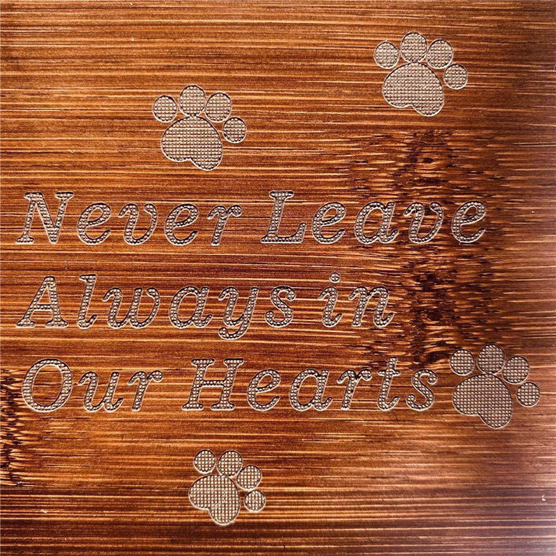 WHITSUN pet Dog Ashes urn with Photo Frame Dog Ashes Wooden urn for Cats, Squirrels, Rabbits - PawsPlanet Australia