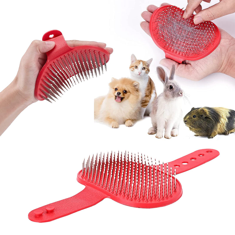 Allazone Rabbit Grooming Kit Small Animal Grooming Supplies, Double-Sided Comb, Rabbit Brush for Shedding, Nail Clipper and Trimmer, Toothbrush for Bunny Rabbit Hamster (dog cleaning) - PawsPlanet Australia