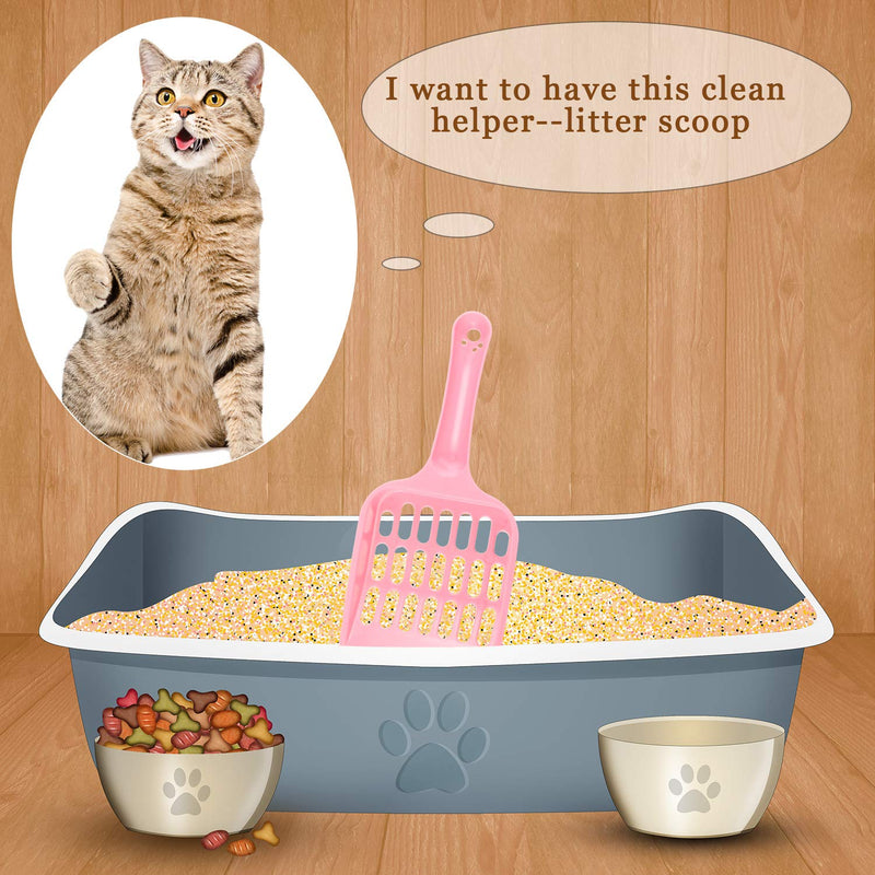 Mudder Cat Litter Scoop Plastic Kitty Litter Scoop Pet Litter Shovel Pet Cat Litter Sifter for Cat Sand Toilet Cleaning - PawsPlanet Australia