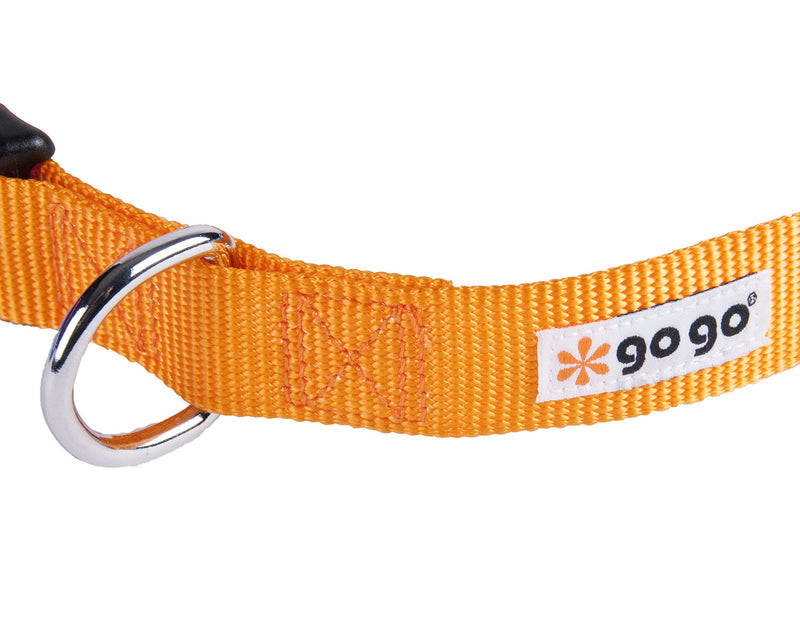 [Australia] - GoGo Pet Products Comfy Nylon 3/8-Inch Adjustable Pet Collar, X-Small, Orange 