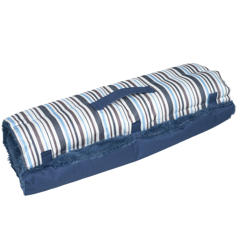 [Australia] - PETMAKER 24" x 37" Roll Up Travel Portable Dog Bed Blue 