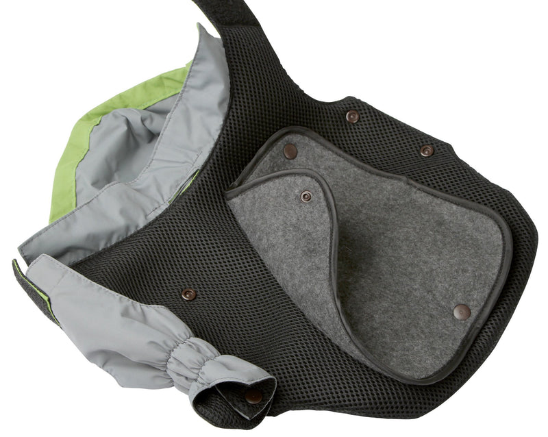 Kerbl Outdoor Dog Coat Vancouver, 45 cm, Green/Grey 40 cm - PawsPlanet Australia