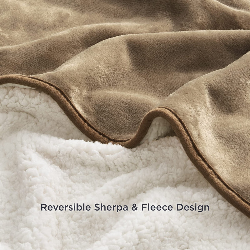 Bedsure Waterproof Dog Blankets for Small Medium Large Dogs - Washable Cat Blanket for Couch Protection- Sherpa Fleece Puppy Blanket, Soft Plush Reversible Throw Furniture Protector Large (Pack of 1) Camel - PawsPlanet Australia