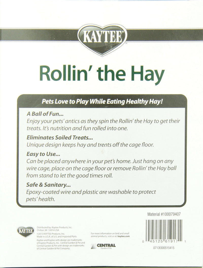 [Australia] - Kaytee Rollin' the Hay Dispenser, Colors May Vary 