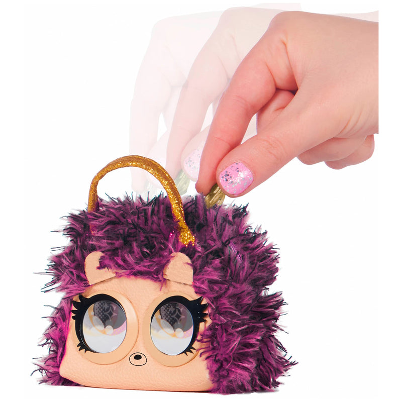 Purse Pets Micros, Edgy Hedgy Hedgehog and Narwow Narwhal Stylish Small Purse 2-Pack with Eye Roll Feature, Kids Toys for Girls Aged 5 and up 2 Pack - PawsPlanet Australia