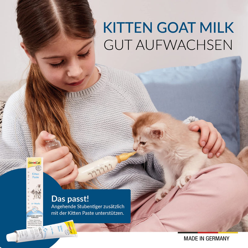 GimCat Kitten Goat Milk - goat milk powder as complete food for kittens up to 3 months - 1 can (1 x 200 g) - PawsPlanet Australia