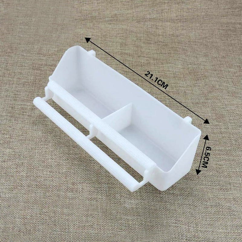 [Australia] - MUDUOBAN Window Pet Bird Water Feeder Cup Standing Frame Plastic Food Feeder Device for Parrots Budgie Cockatiel Poultry Pigeon Quail Cages Feeder 