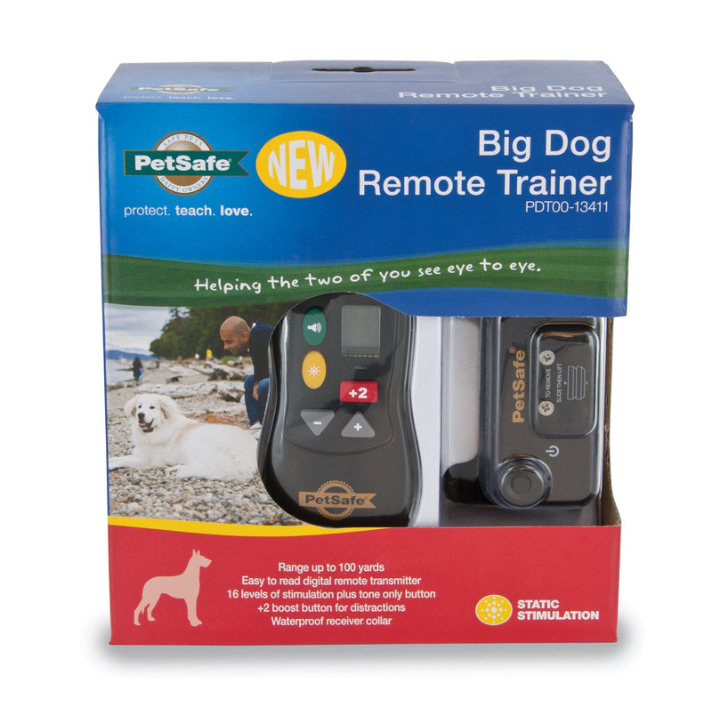 [Australia] - PetSafe Big Dog Remote Training Collar for Medium and Large Dogs over 40 lb. with Tone and Static Correction, Waterproof, Up to 100 Yards of Range, Electronic K-9 E-Collar 