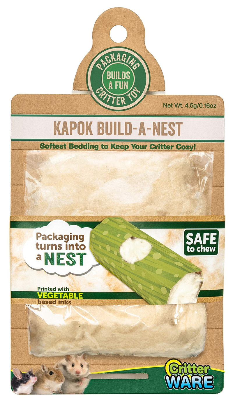 [Australia] - Ware Pet 3 Pack of Kapok Build-a-Nest Kits for Hamsters, Gerbils, Mice and Pet Rats 