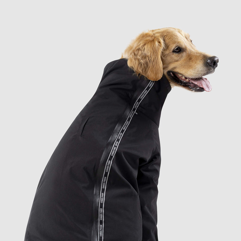 Canada Pooch | The Slush Suit 10 (9-11" back length) Black - PawsPlanet Australia