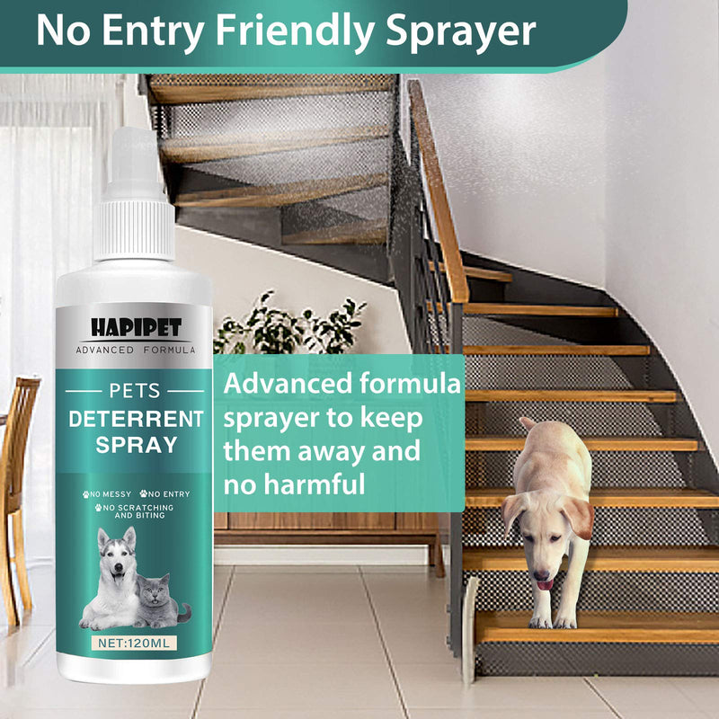 AMOCHY Cat Deterrent Spray, Natural Cat Repellent Indoor & Outdoor Use, Anti-Scratch Cat Training Spray with Bitter for Protect Furniture, Safe for Children & Plant - PawsPlanet Australia