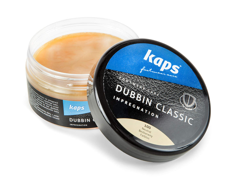Kaps Wax Grease Dubbin Classic – Waterproofs Softens and Preserves Leather – Leaves Pleasant Fragrance – for Shoes Boots Equestrian Saddles Horse Tack Leather Goods 200 ml – 6.76 fl. oz. - PawsPlanet Australia