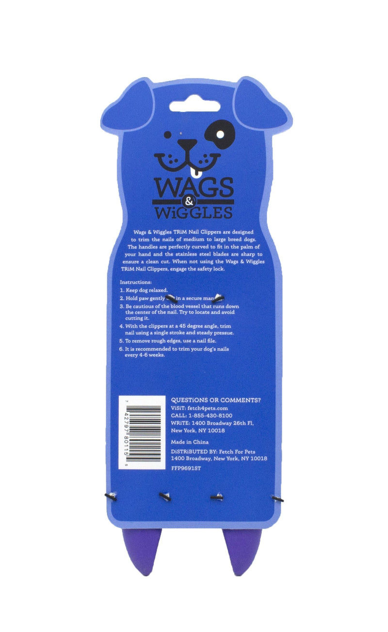 Wags & Wiggles Large Nail Clippers for Dogs One Size FFP9691UK - PawsPlanet Australia