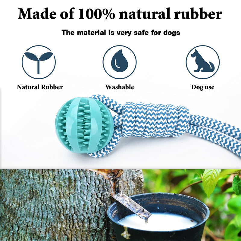 Dog Rope Toys for Aggressive Chewers, 3 Pack Puppy Interactive Chew Toy Indestructible Cotton Rope Ball Tough Tug Toys Set for Small-Meidum Dogs Prevent Boredom and Relieves Stress style 1 - PawsPlanet Australia