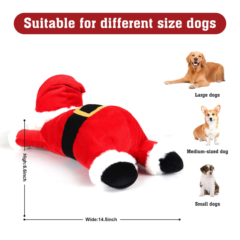 YANWIN Puppy Behavioral Training Aid Toy for Anxiety Relief, Heartbeat Toy with Automatic Timing for Smart Dogs Cats, Newborn Puppies Sleep Aid Separation Anxiety Santa Claus - PawsPlanet Australia