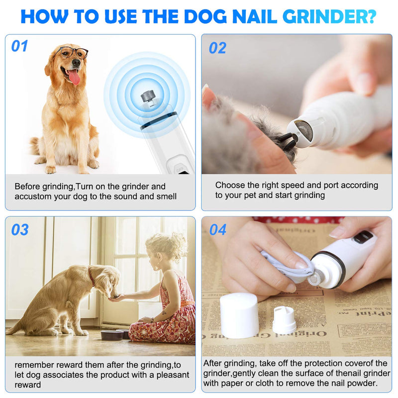 IeeBee Dog Nail Grinder - PawsPlanet Australia