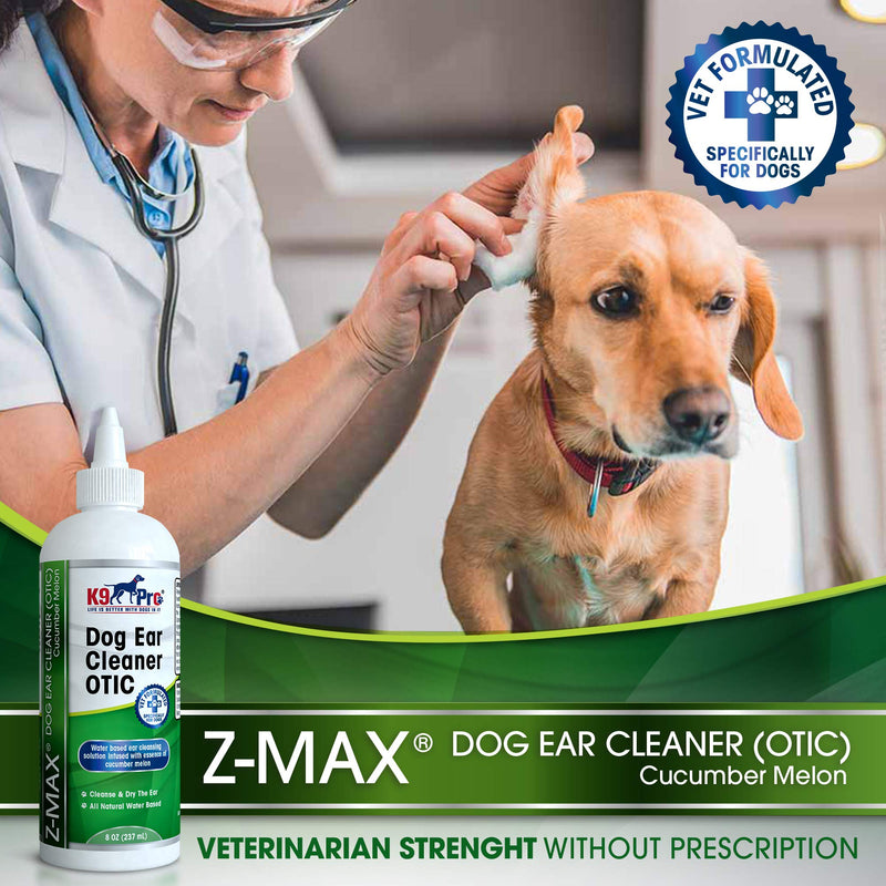 K9 Pro Dog Ear Cleaner - Infection Treatment Advanced OTIC Ear Wash for Dogs - Solution for Dogs Itching Head Shaking Discharge Smelly Ears - PawsPlanet Australia