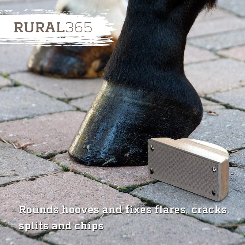 Rural365 Farrier Rasp with Wooden Handle, Mini Hoof Rasp File – Farrier Supplies for Miniature Horse, Pigs, Goats - PawsPlanet Australia