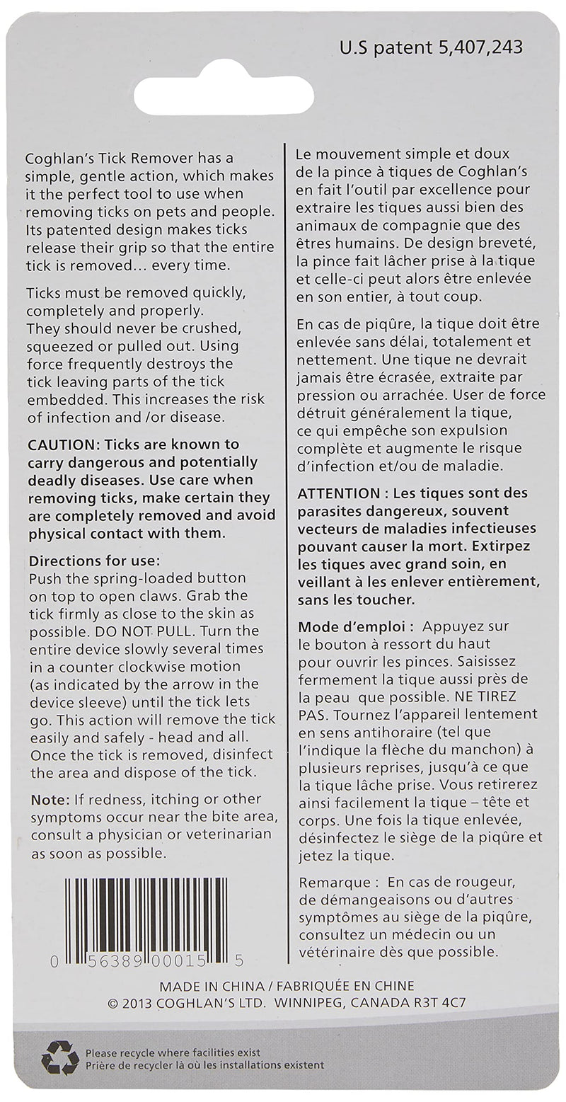 Coghlan's Tick Remover - PawsPlanet Australia