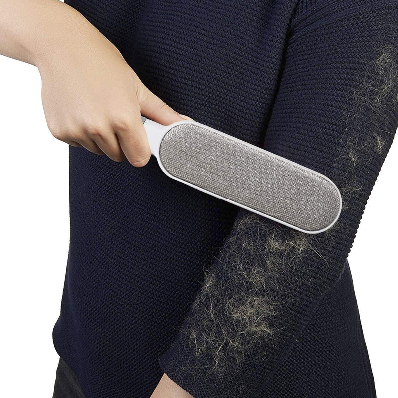 BIGO Lint Brush, Self-Cleaning Clothes Brush, Removes Dust, Lint and Hair, for Home and Travel, Plastic, Grey - PawsPlanet Australia