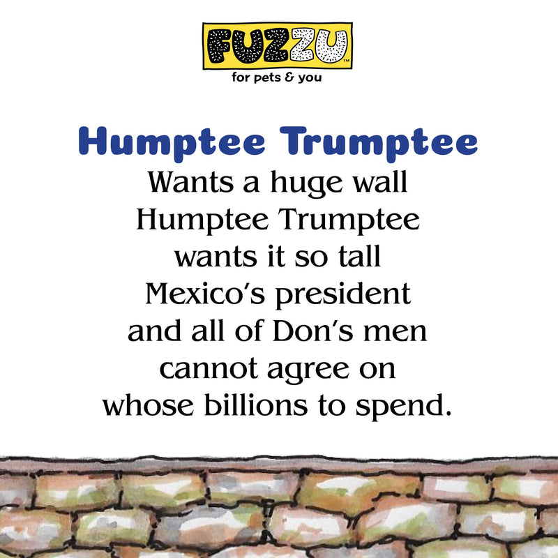 [Australia] - FUZZU Humptee Trumptee Political Parody Novelty Cat Toy (Donald Trump) - Fun & Entertaining Gift, Hand Illustrated Design, Durable Quality with U.S. Grown Certified Organic Catnip (8") 