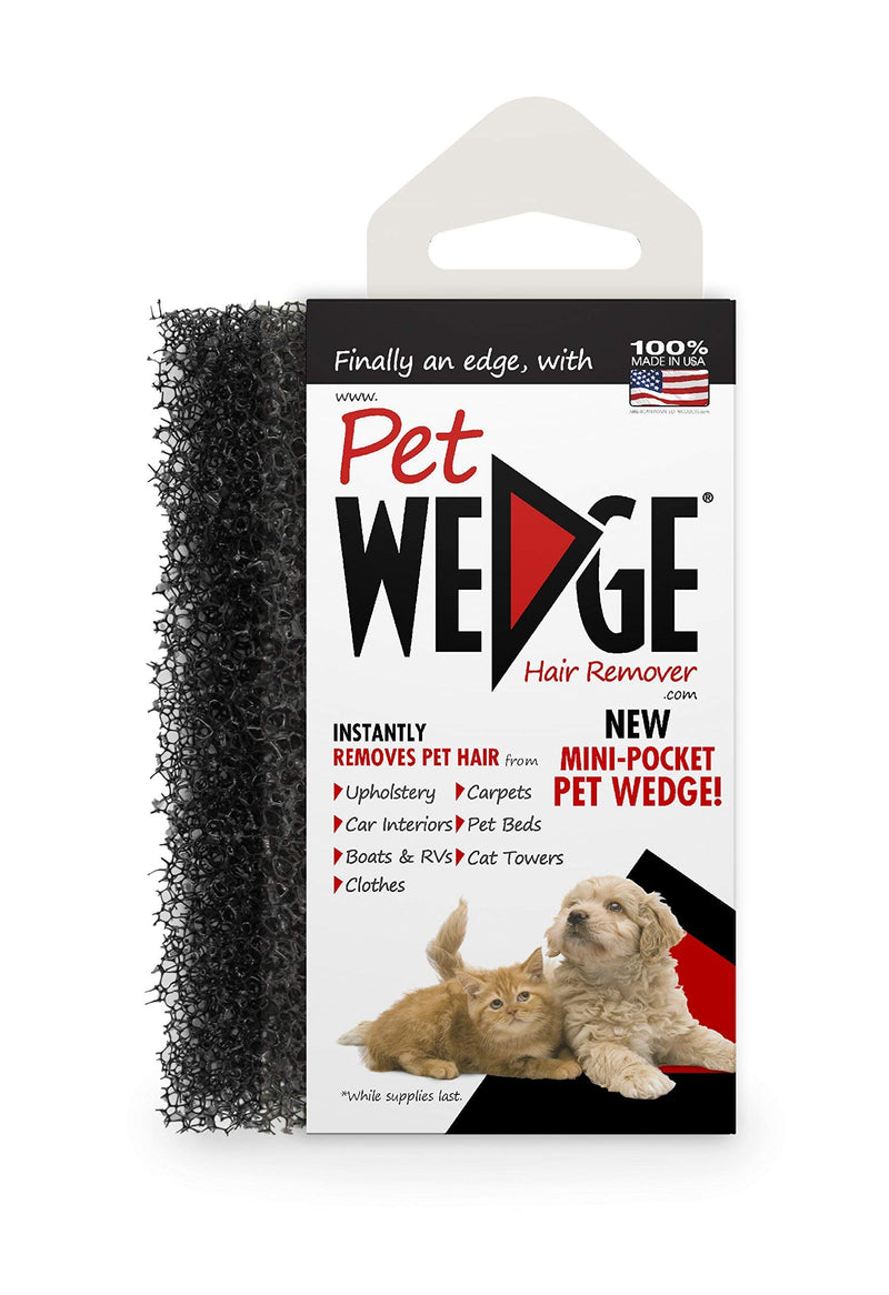 [Australia] - Pet Wedge Mini-Pocket Pet Hair Remover 8 Pack Bonus Pack 