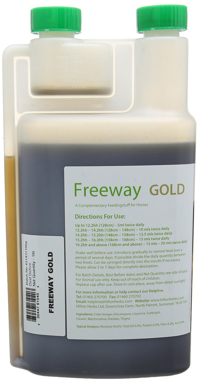 Hilton Herbs Freeway Gold 1 Litre - PawsPlanet Australia