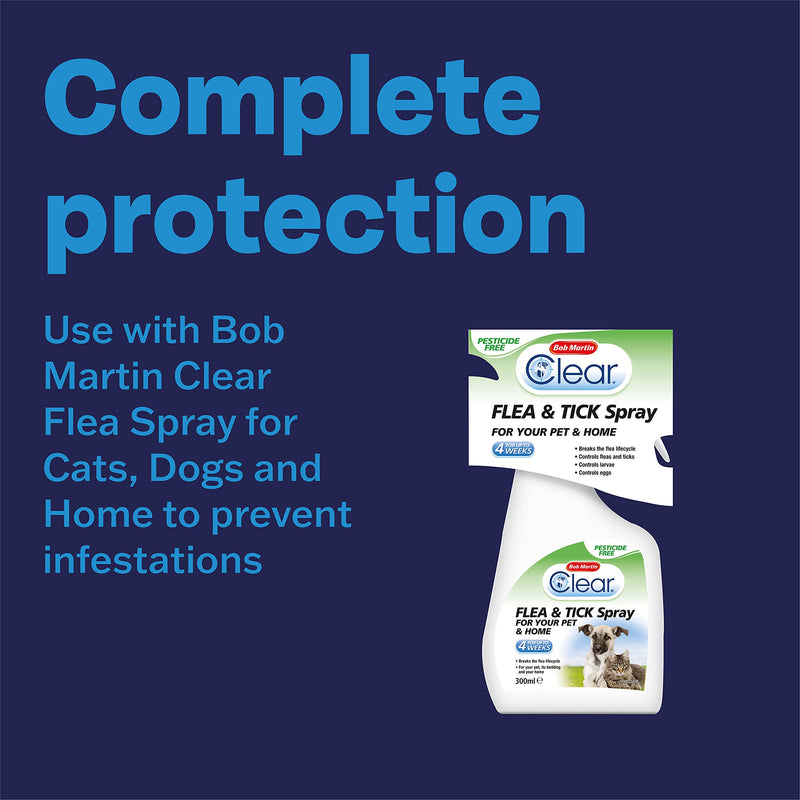 Bob Martin Clear | Cat Flea Collar, Suitable for Kittens | Effective Flea & Tick Repellent | Adjustable (1 Collar) - PawsPlanet Australia