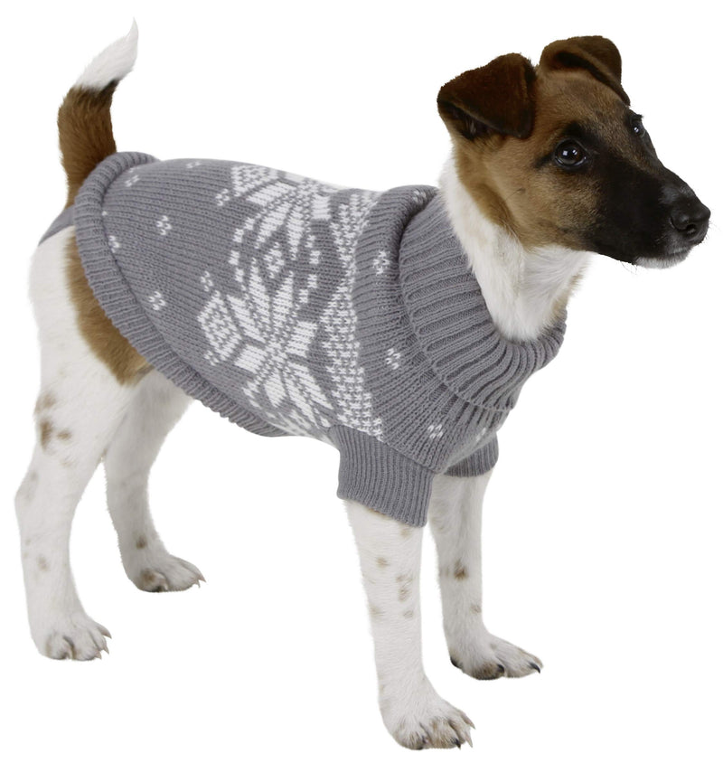 Kerbl Sweater Lillehammer, Small, Grey/White S Grey/ White - PawsPlanet Australia