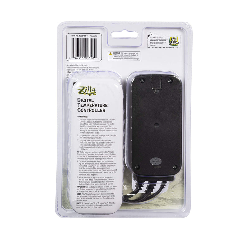 Zilla Digital Temperature Controller - PawsPlanet Australia