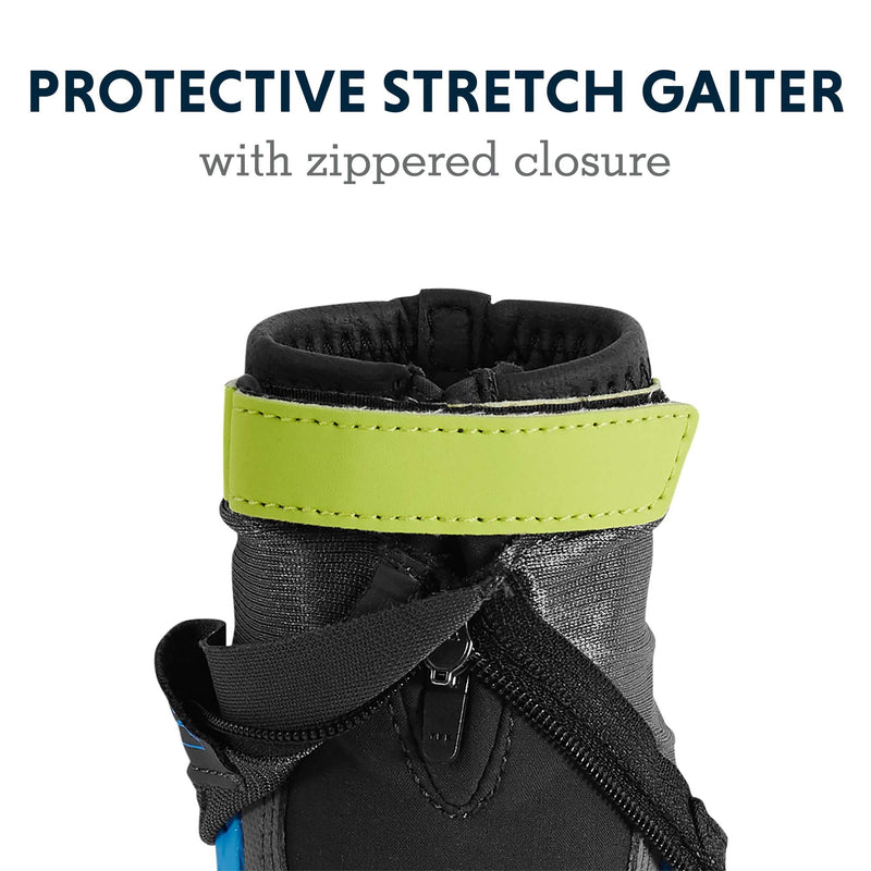 RUFFWEAR Polar Trex Pairs, Winter Dog Boots for Snow and Ice Conditions, Weatherproof and Warmth with Grip for Paws, Obsidian Black, 1.50" 1.50" - PawsPlanet Australia