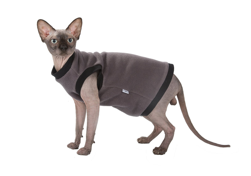 Kotomoda cat's pullover Taupe Fleece (S) S - PawsPlanet Australia