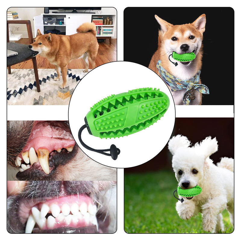 Chew Toy, Dog Chew Toy for Average Chewers, Tough Dog Dental Chew Toy, Indestructible Dog Toy for Small Dogs, Food Grade Puppy Pet Toy (Green) Green - PawsPlanet Australia