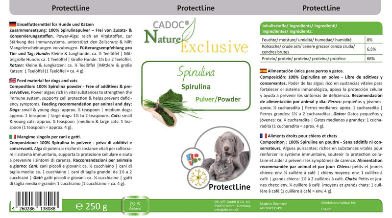 Cadoc - Nature Exclusive Spirulina - PawsPlanet Australia
