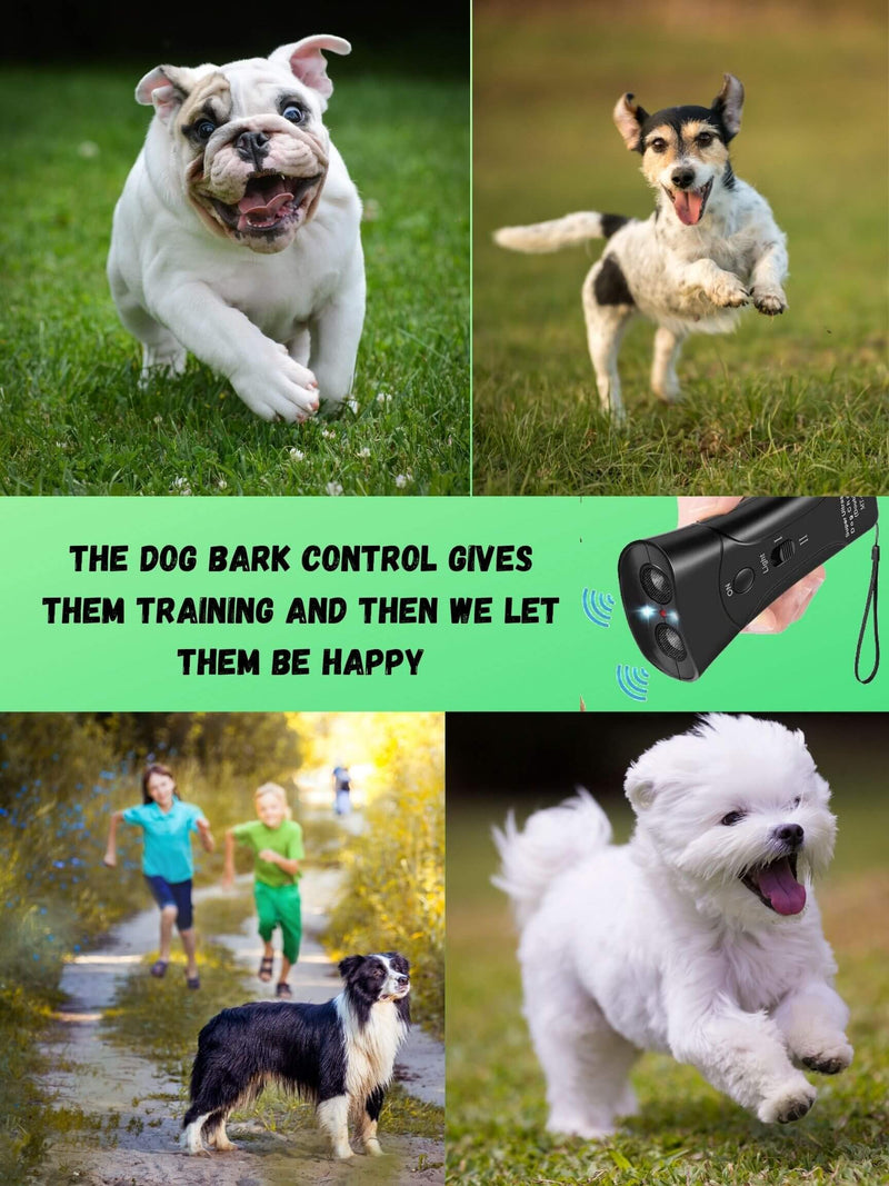 Matty Sonic Barking Control Device Dogs Training Equipment Electronic clicks for Walking and aggresive Behavior Handheld Portable Ultra Sonic Deterrent Outdoor pet Trainer - PawsPlanet Australia