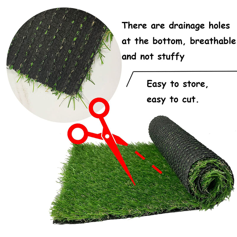 kathson 2 Pcs Chicken Nesting Pads Cuttable Artificial Grass Rug Carpet Washable Synthetic Turf Mat Nest Box Bedding Liners for Chicken Coop Egg Laying Pet Garden Lawn Indoor Outdoor - PawsPlanet Australia