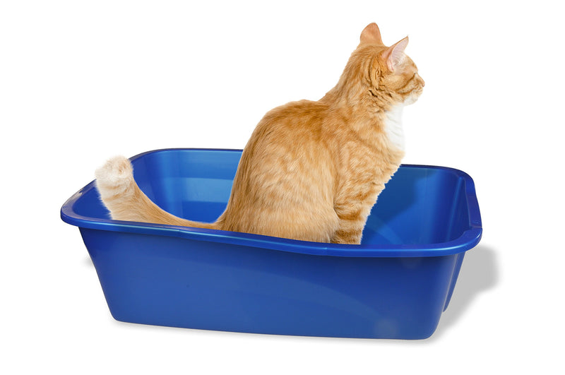 Pureness Giant Cat Litter Pan, Assorted Colors - PawsPlanet Australia