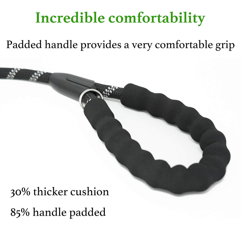 [Australia] - iYoShop Adjustable Dual Dog Leash, Double Dog Leash, 360 Swivel No Tangle Double Dog Walking Training Leash for Two Dogs, Black, Medium Large Medium/Large 